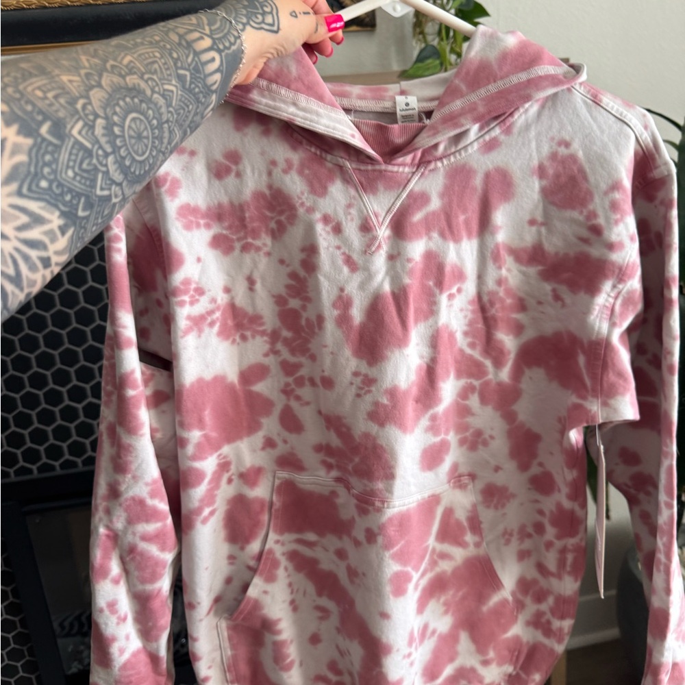 lululemon athletica Pink Tie-Dye Hoodie